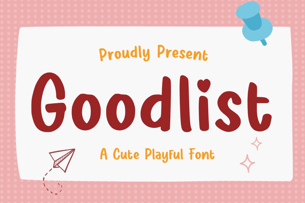 Schriftart Goodlist