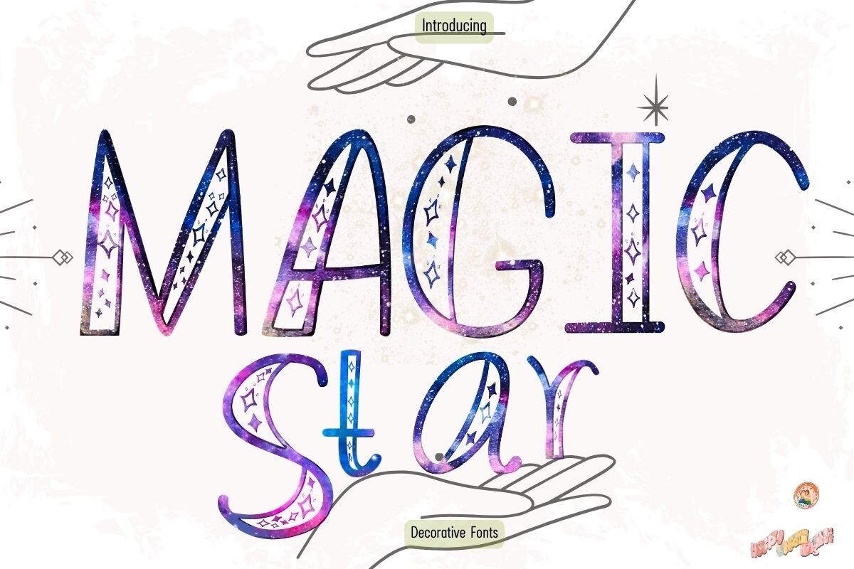 Schriftart Mаgic Star