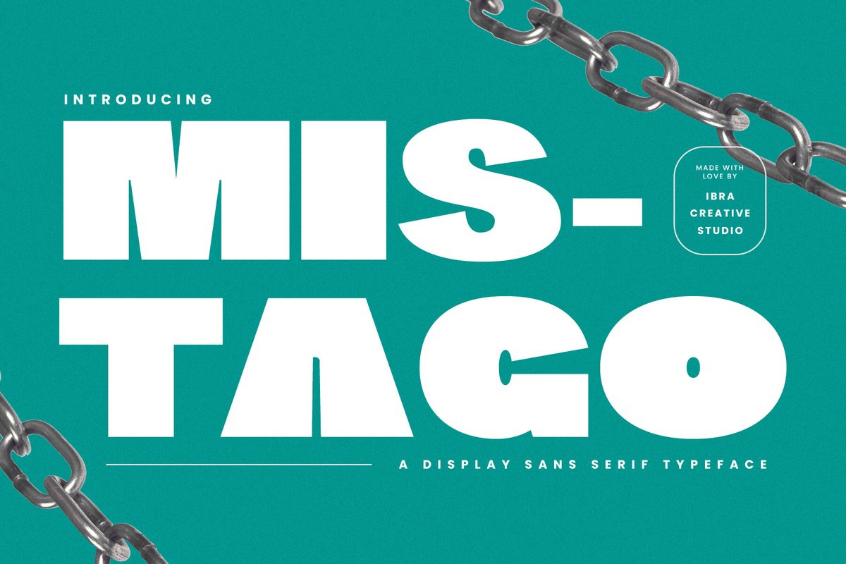 Schriftart Mistago