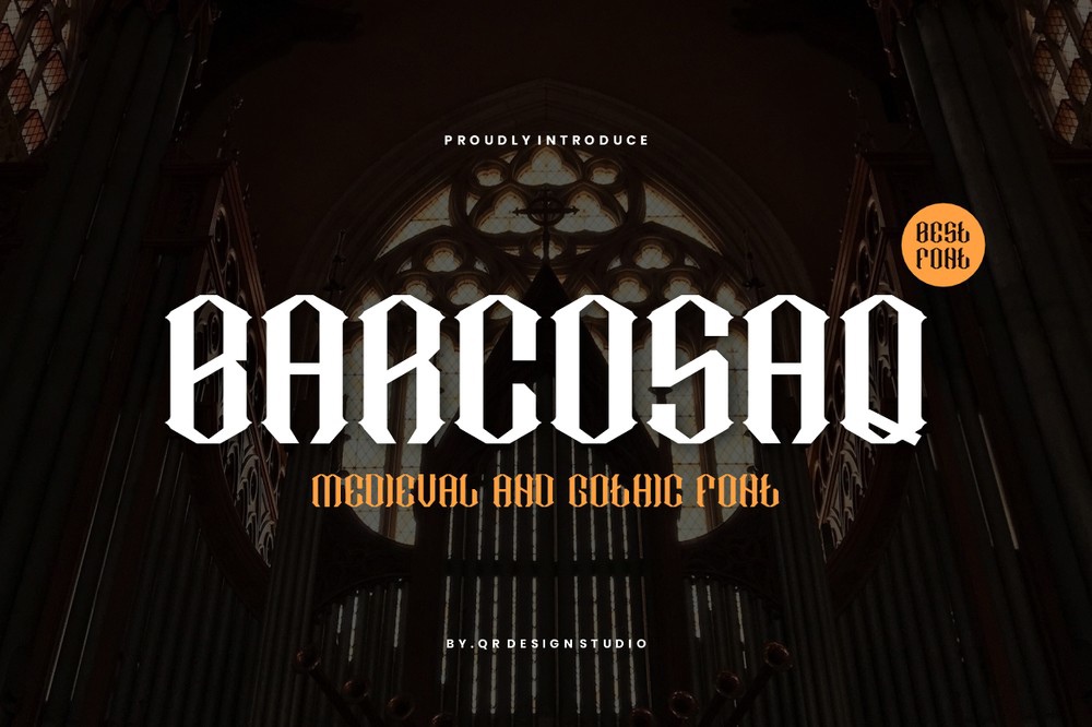 Schriftart Barcosaq