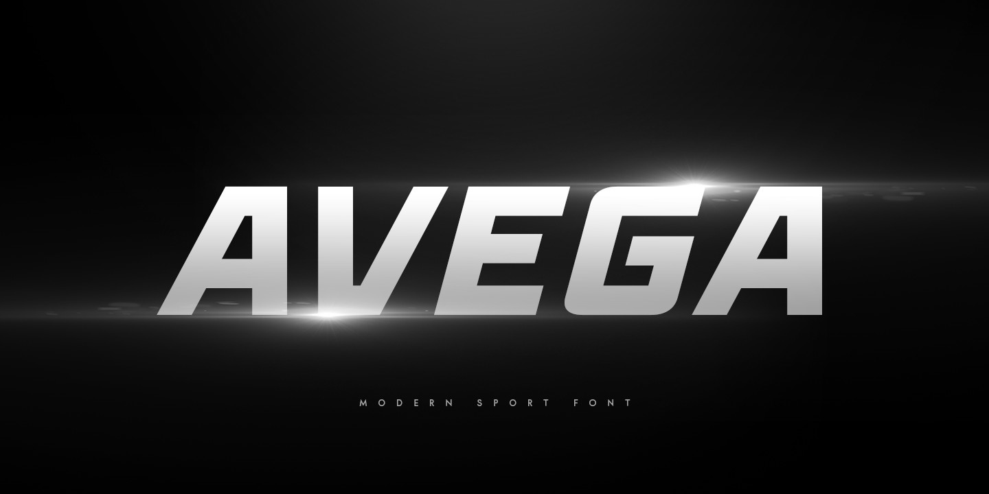 Schriftart Avega