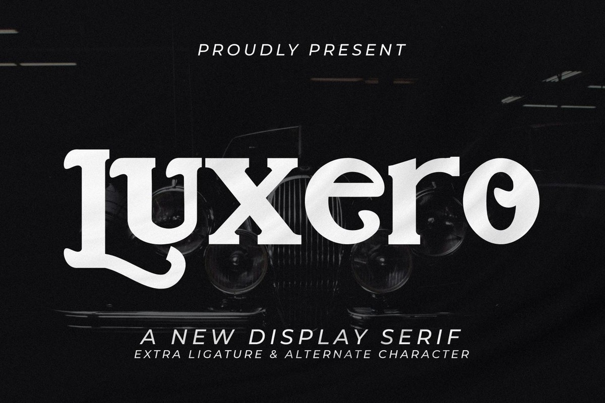 Schriftart Luxero