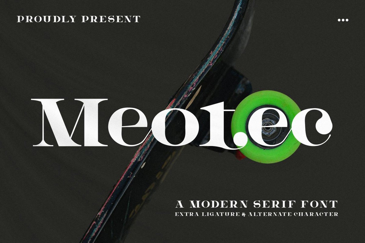 Schriftart Meotec