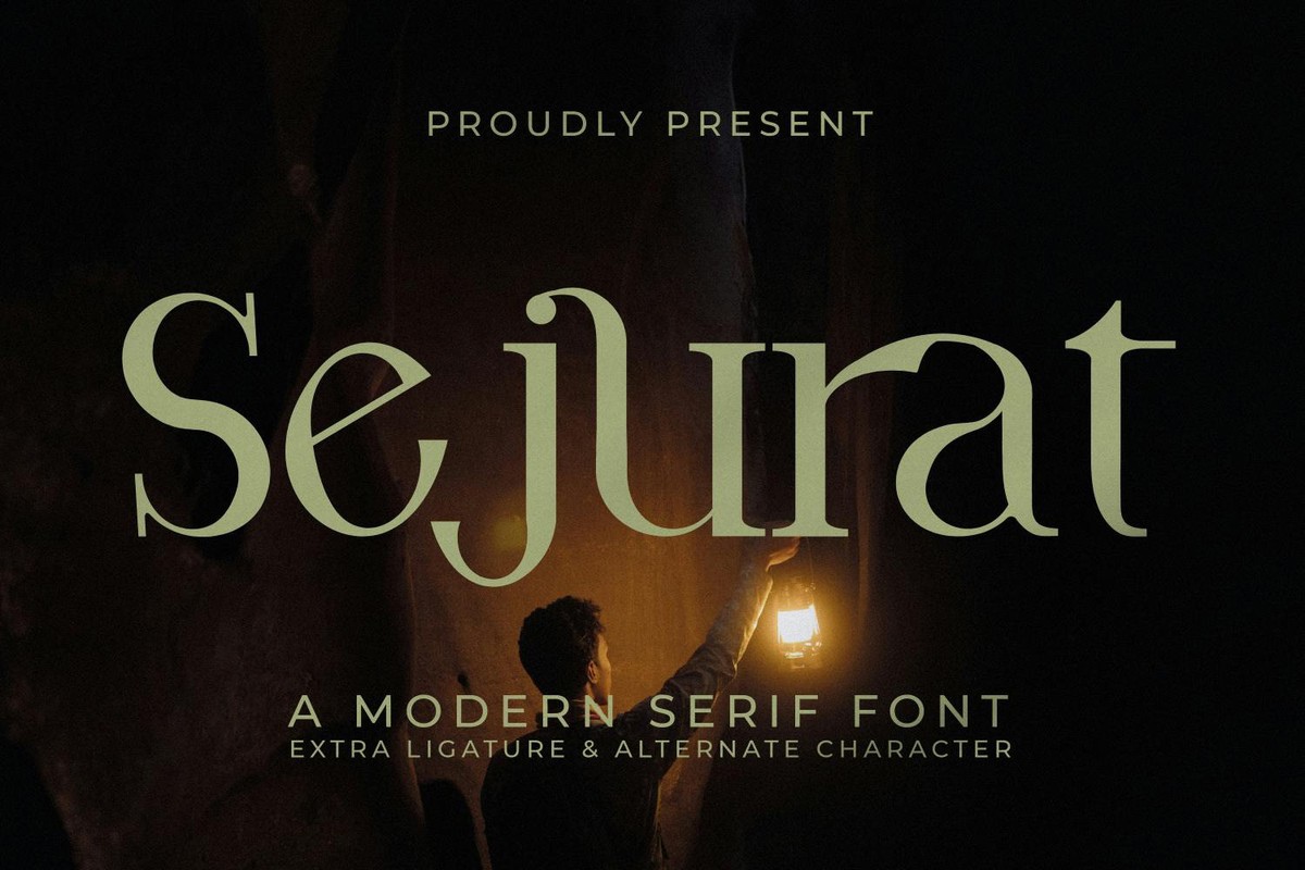 Schriftart Sejurat