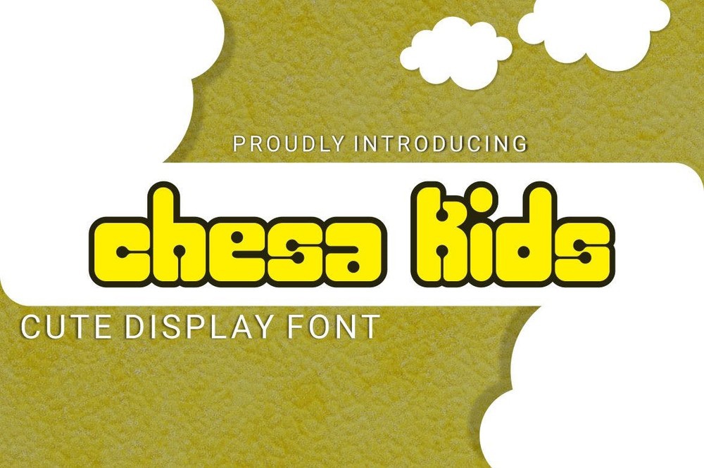 Schriftart Chesa Kids