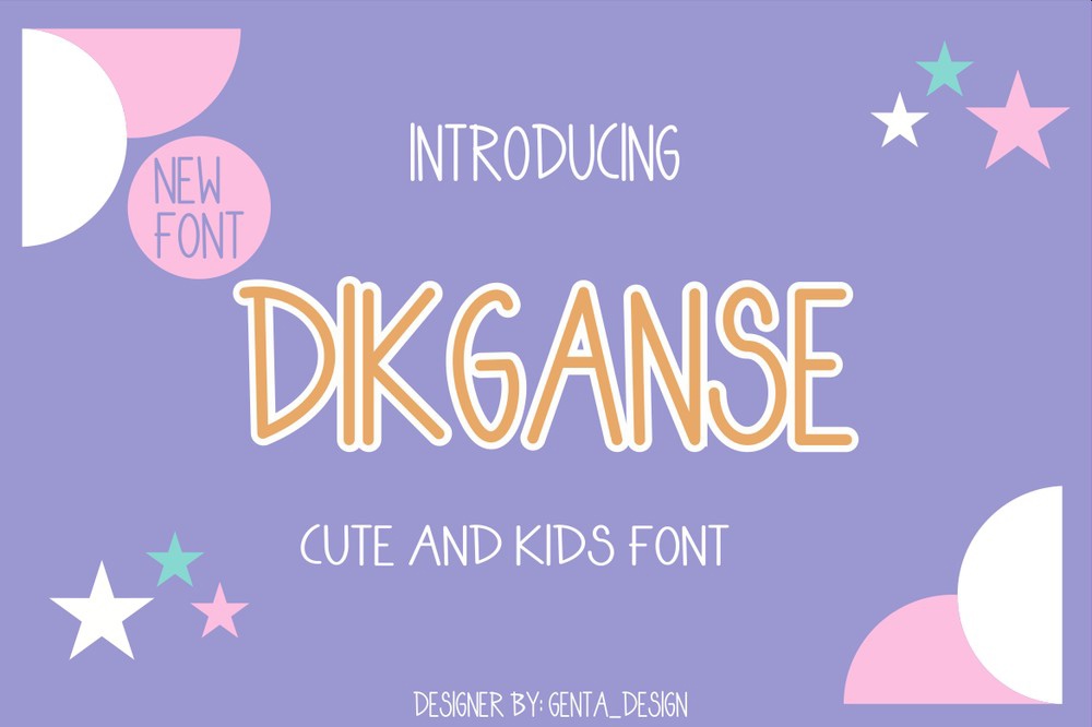 Schriftart Dikganse