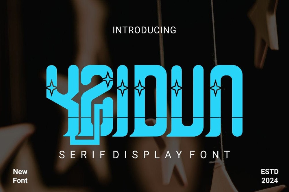 Schriftart Yzidun