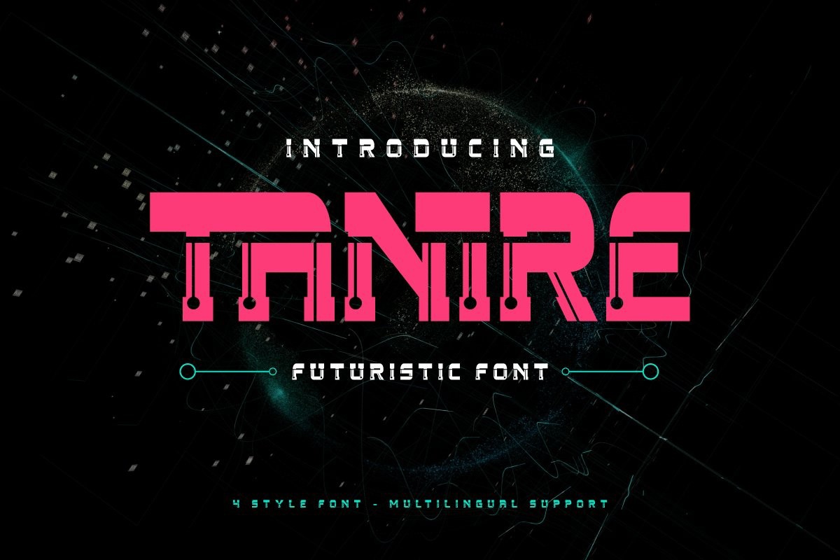 Schriftart Tanire