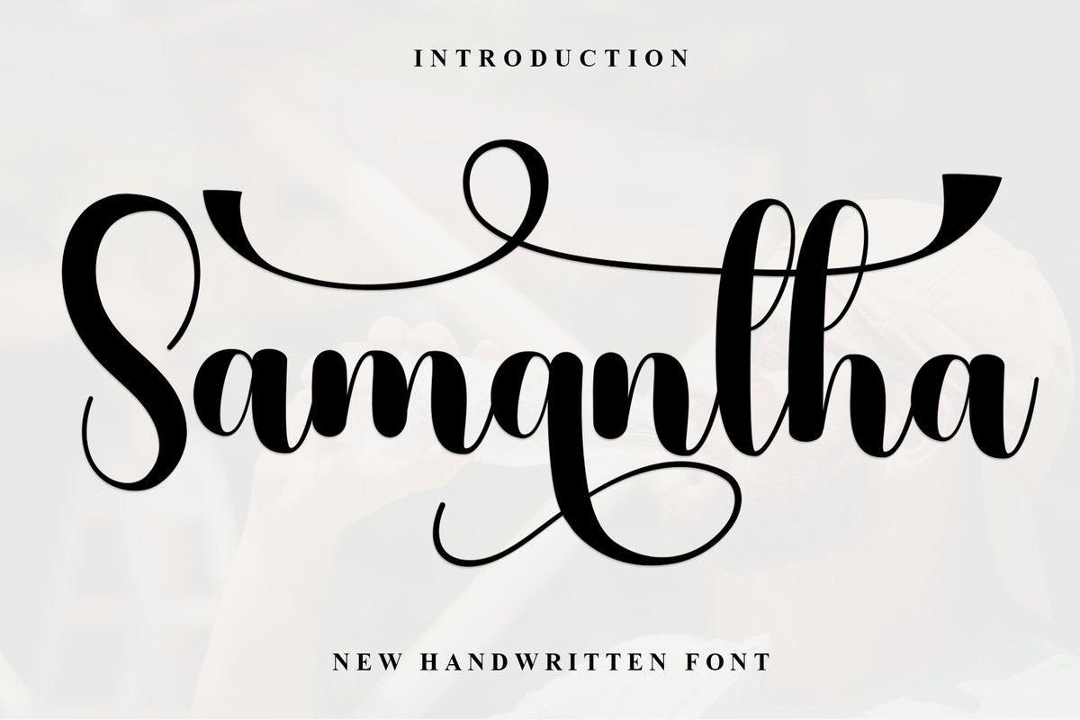 Schriftart Sаmantha