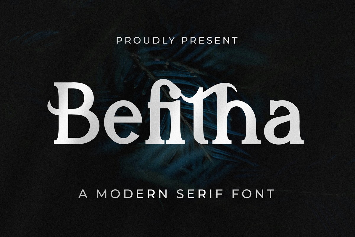 Schriftart Befitha