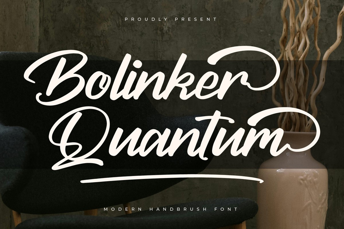 Schriftart Bolinker Quantum