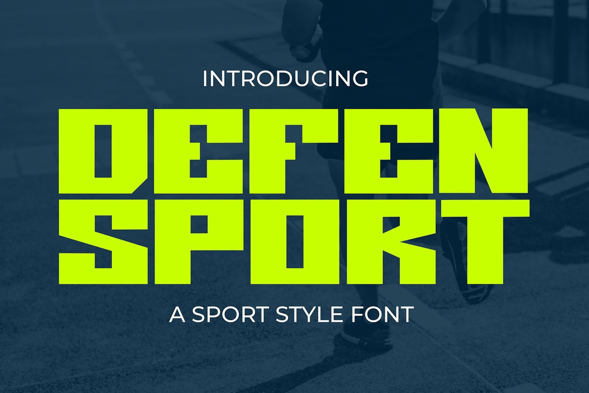 Schriftart Defen Sport