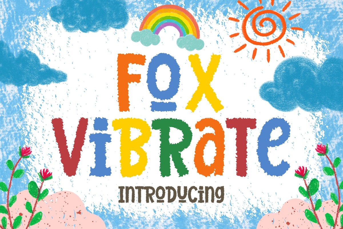 Schriftart Fox Vibrate