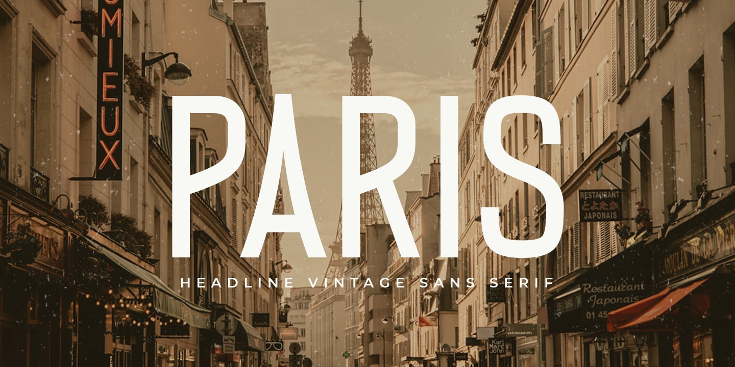 Schriftart Paris