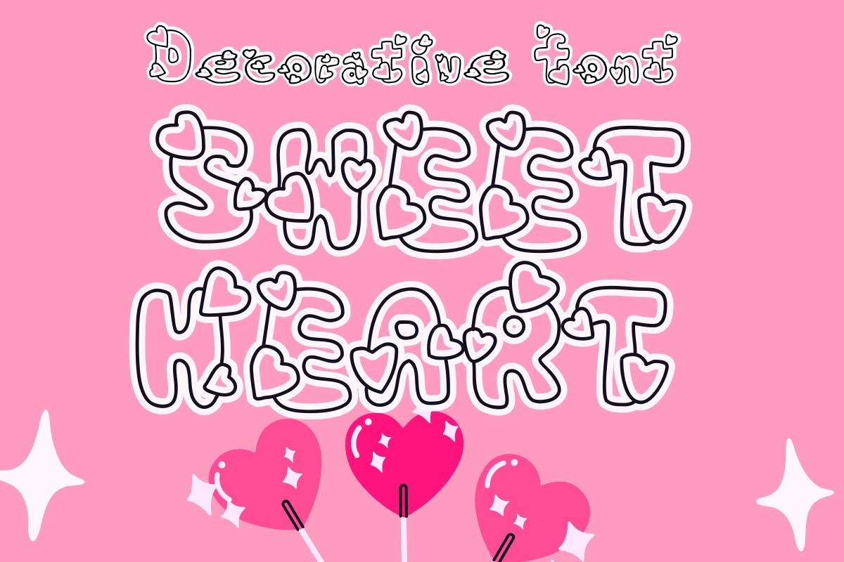 Schriftart Sweet Heart