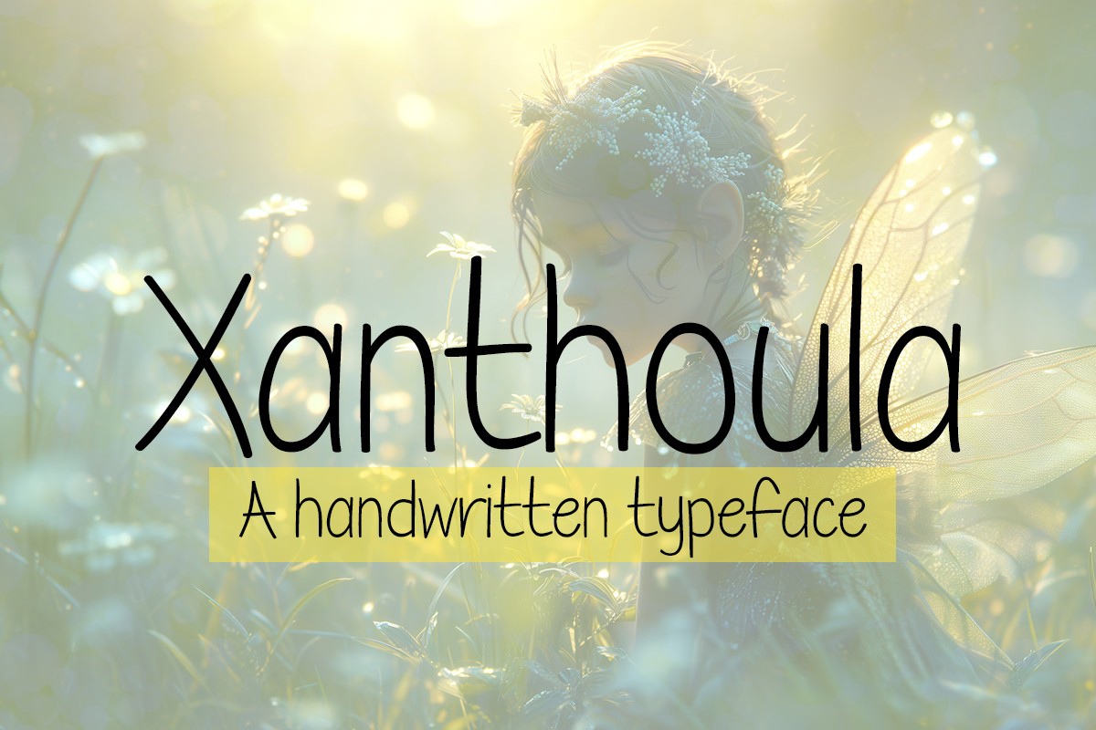 Schriftart Xanthoula