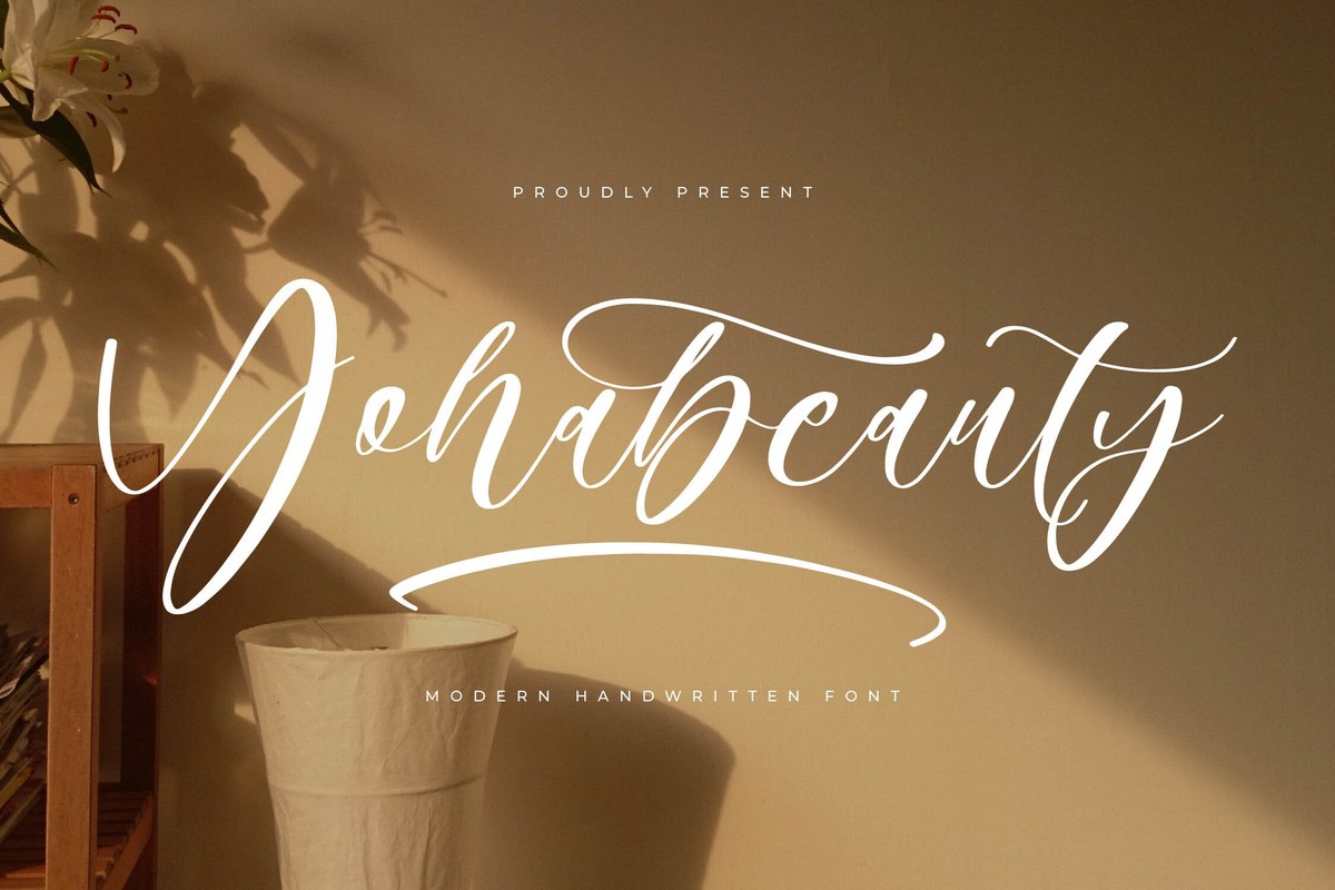 Schriftart Yohabeauty