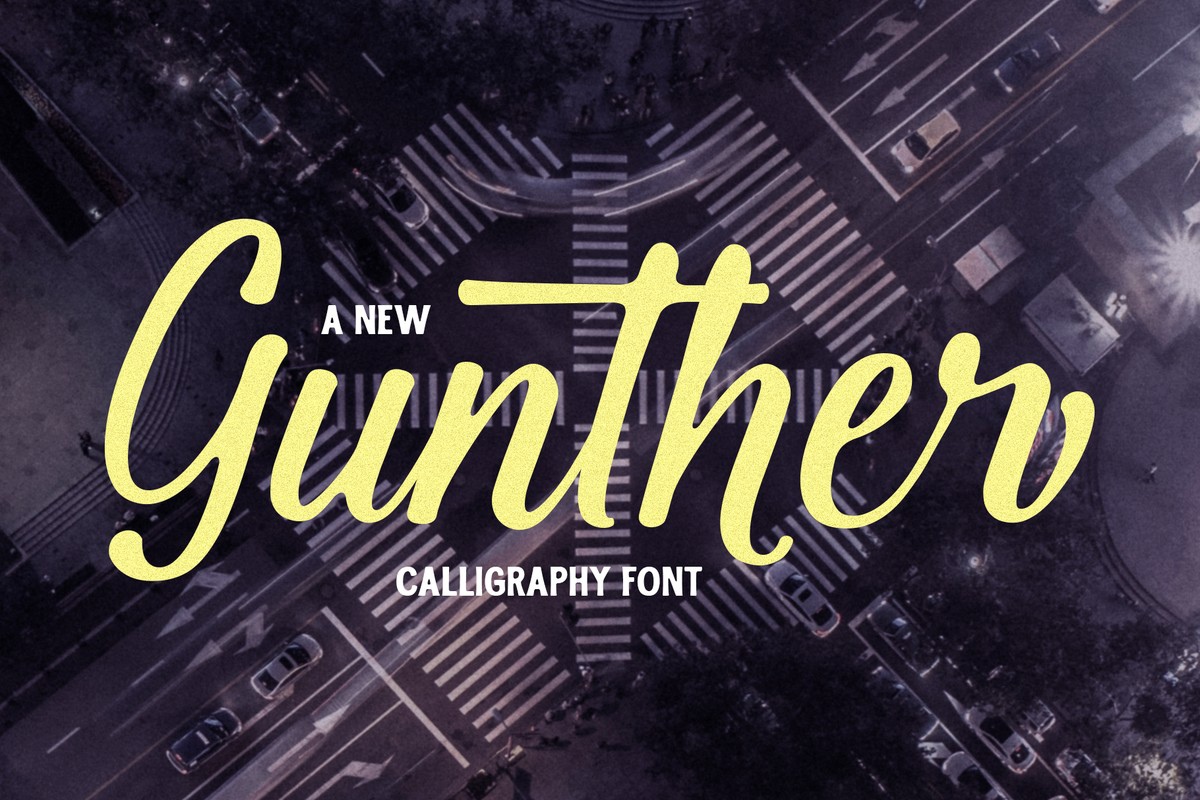 Schriftart Gunther