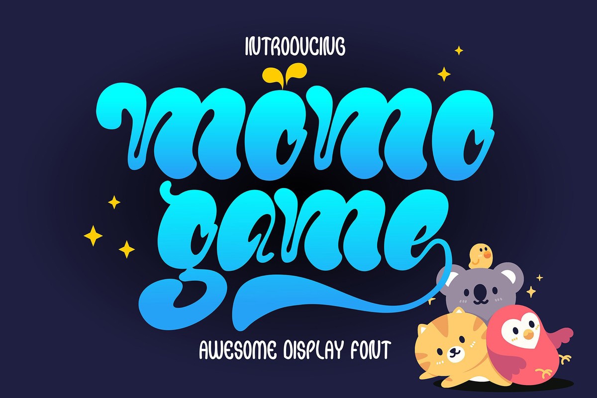 Schriftart Momo Game