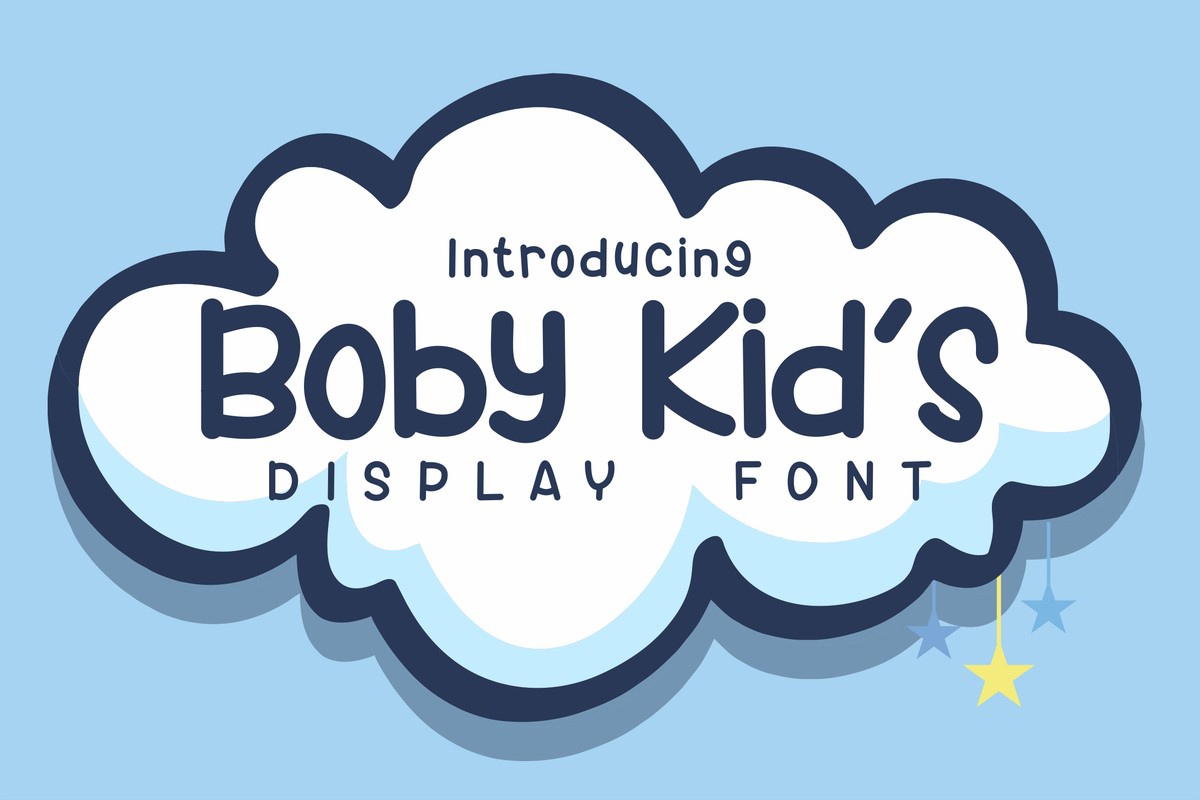 Schriftart Boby Kid's