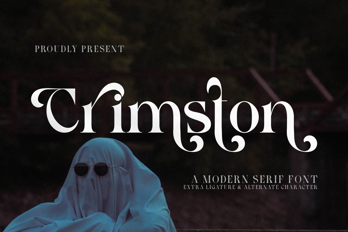 Schriftart Crimston