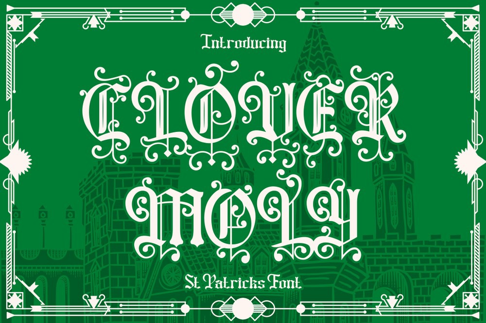 Schriftart Clover Moly