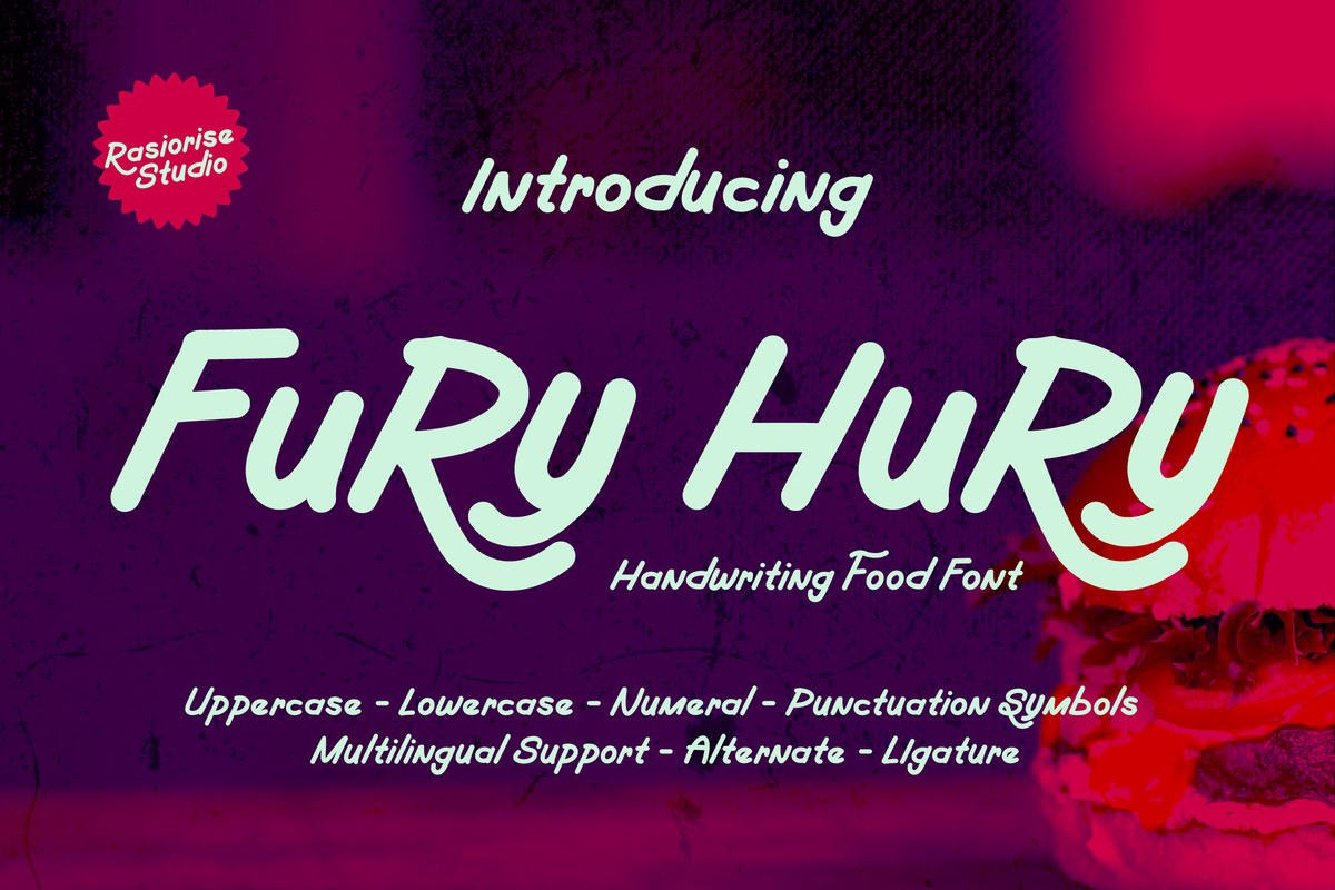 Schriftart Fury Hury