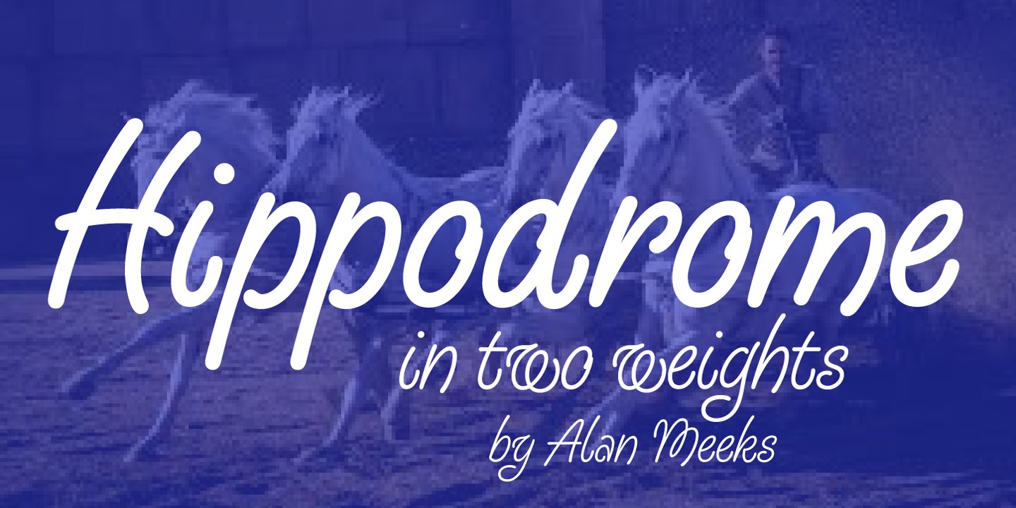 Schriftart Hippodrome