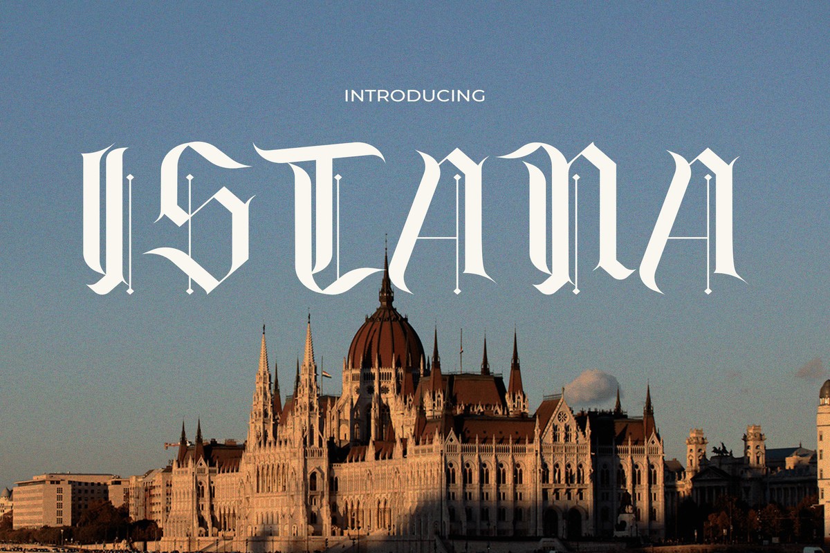 Schriftart Istana