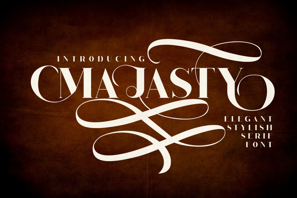 Schriftart Majasty