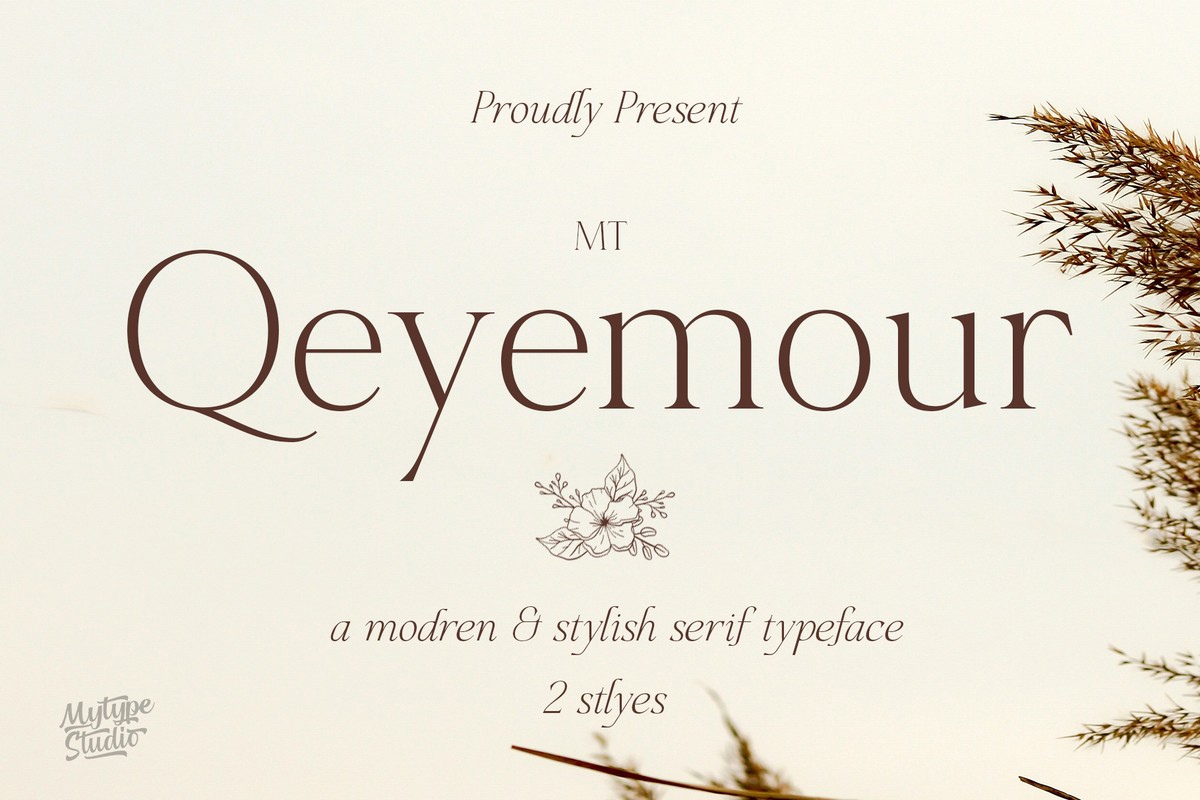 Schriftart MT Qeyemour