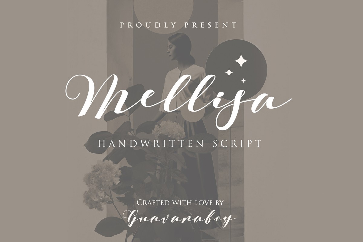 Schriftart Mellisa