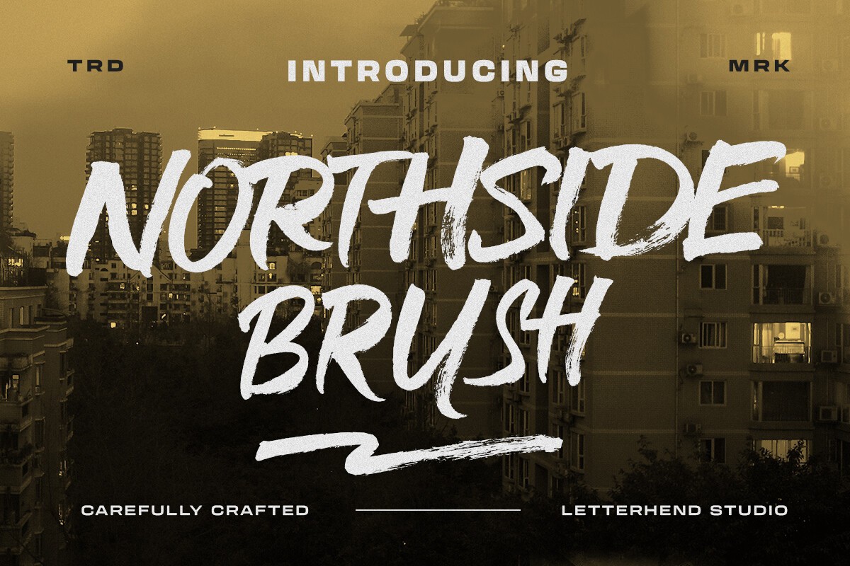 Schriftart Northside Brush