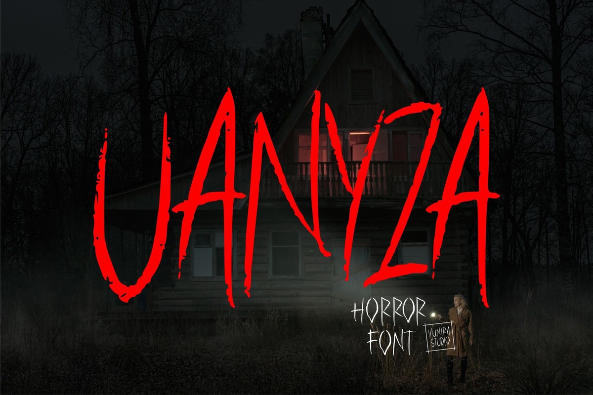 Schriftart Vanyza