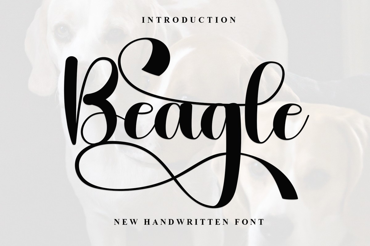 Schriftart Beagle