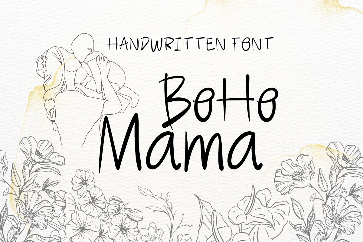 Schriftart BoHo Mama