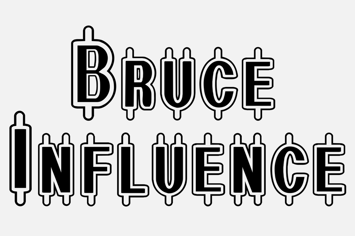 Schriftart Bruce Influence