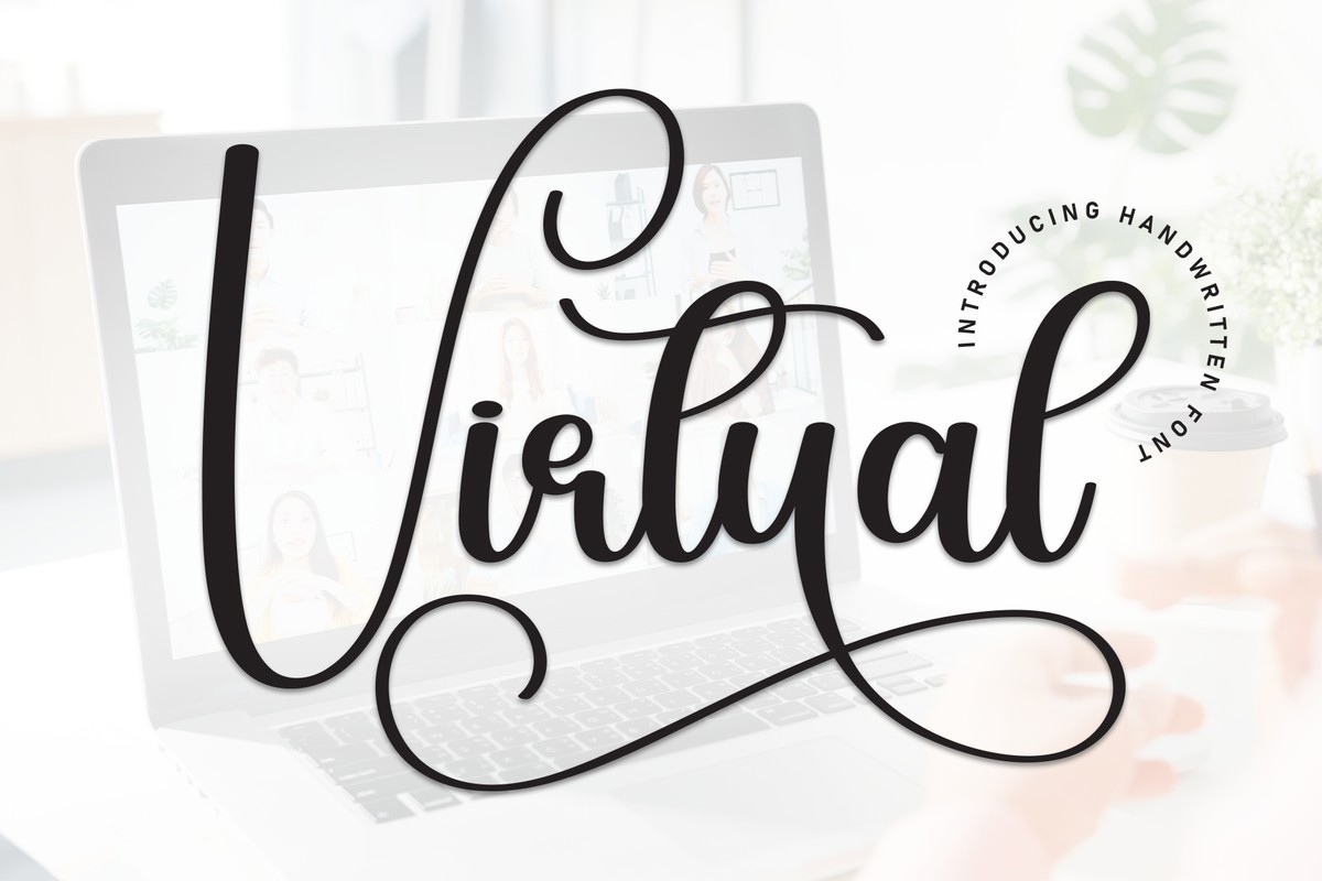 Schriftart Virtual