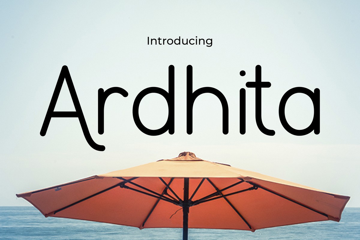 Schriftart Ardhita