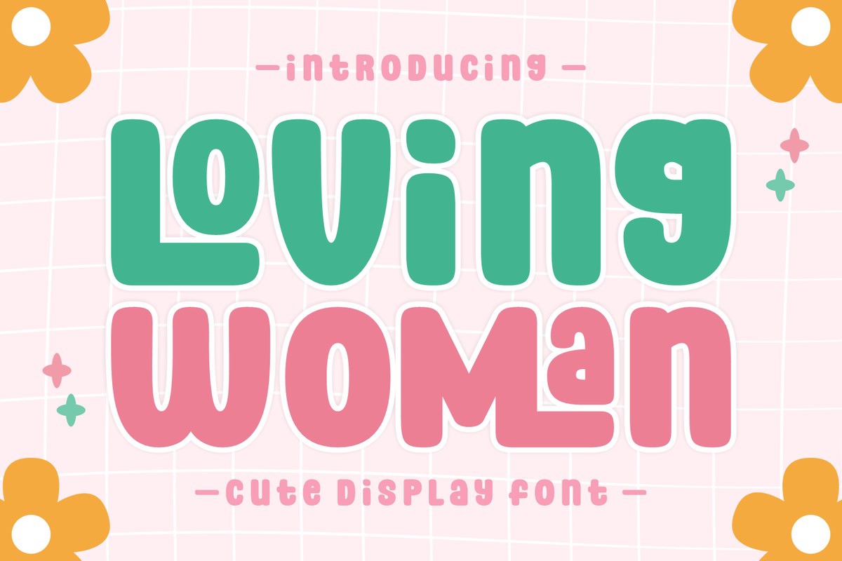 Schriftart Loving Woman