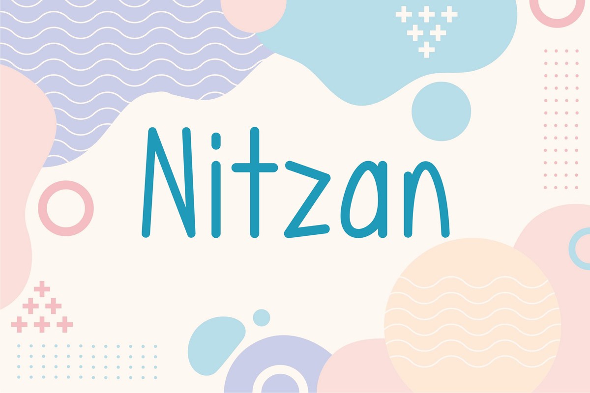 Schriftart Nitzan