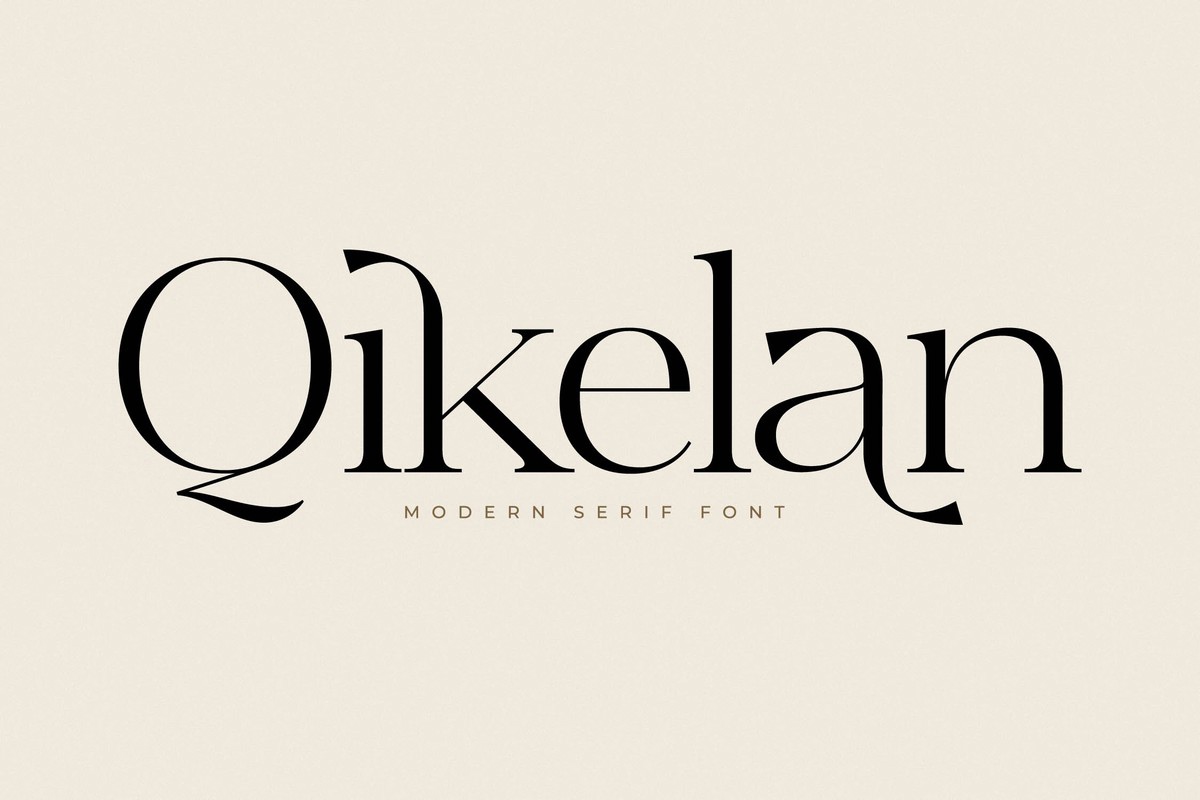 Schriftart Qikelan