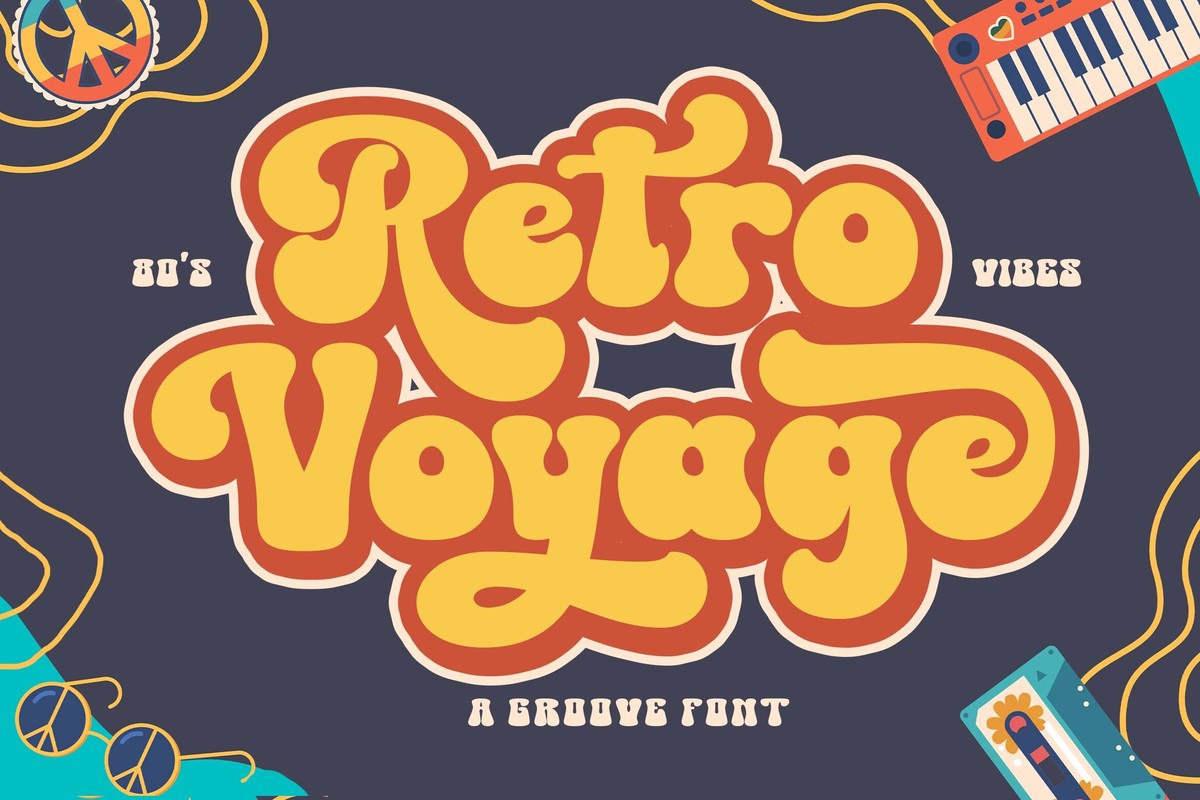 Schriftart Retro Voyage