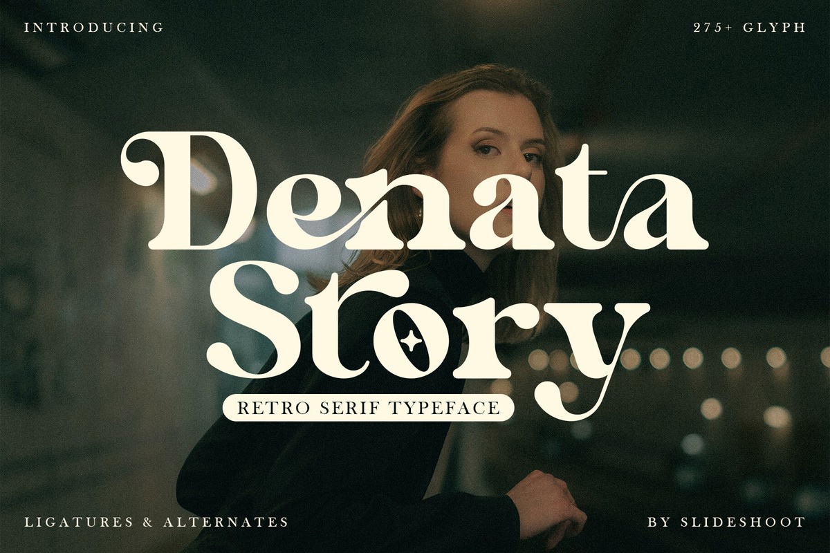 Schriftart Denata Story