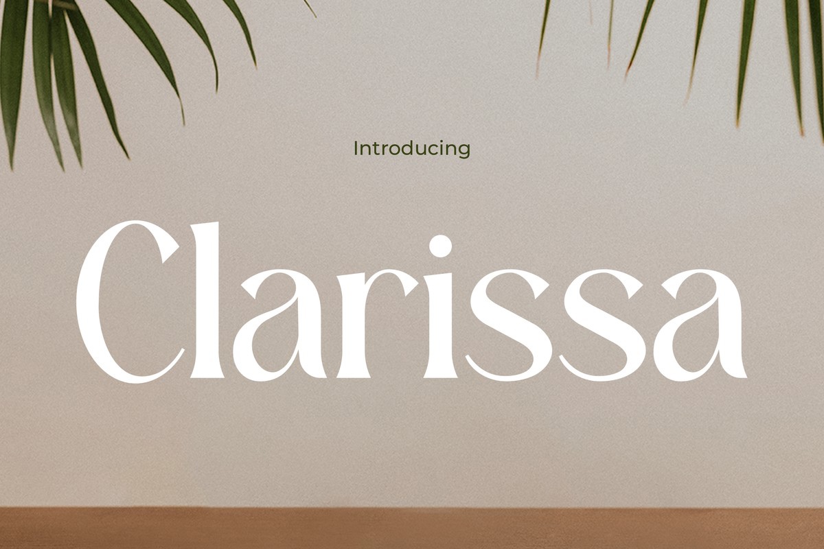 Schriftart Clarissa