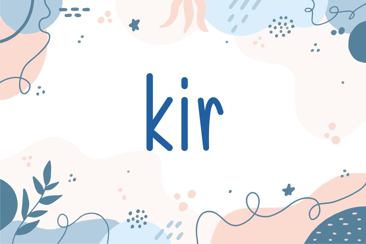 Schriftart Kir