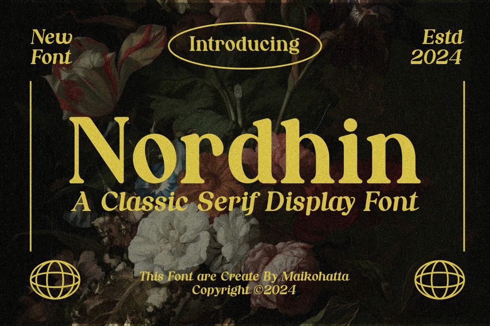 Schriftart Nordhin