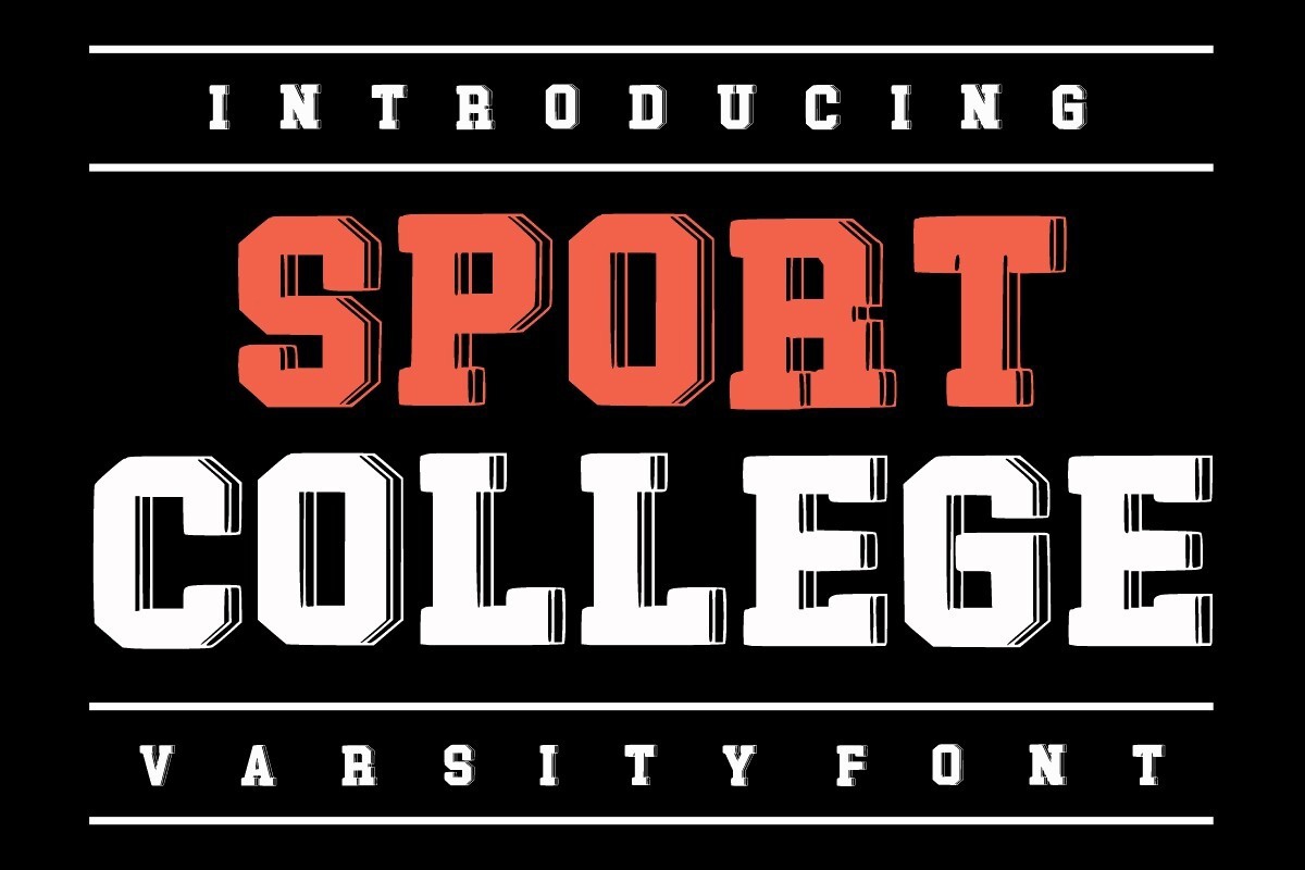 Schriftart Sport College