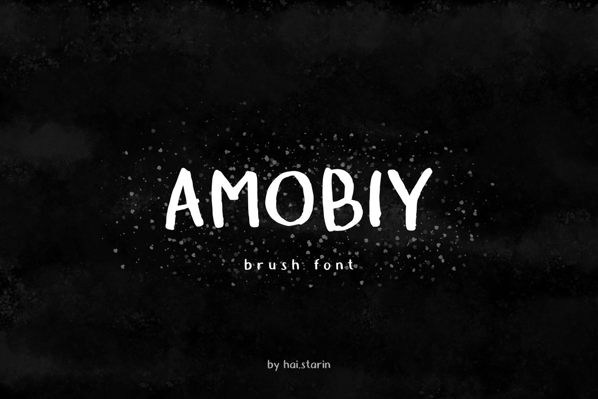 Schriftart Amobiy