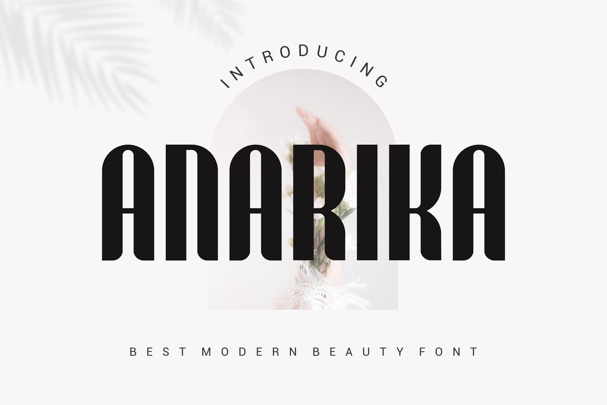 Schriftart Anarika